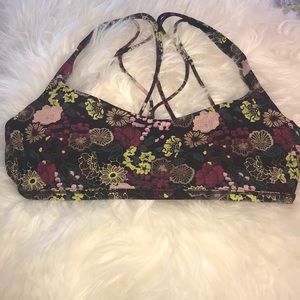 Lululemon Free To Be Bra Floral Print